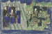 Dwie grupy kobiet - August Babberger — widok dzieła