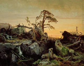 pejzażowy - August Cappelen — widok dzieła