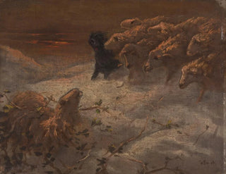 August Friedrich Schenck - Moutons.webp
