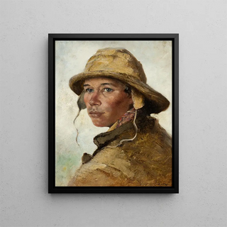August Hagborg - Head of a Young Fisherman.webp