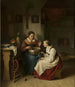 Babcia z wnuczką - August Heinrich Niedmann — widok dzieła