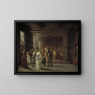 Schody - August Jernberg — oprawiony obraz na ścianie