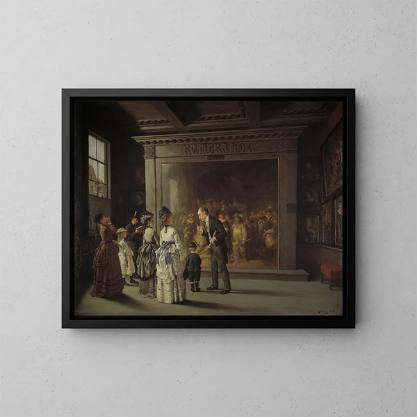 Schody - August Jernberg — oprawiony obraz na ścianie