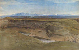 August Leopold Venus - Landscape near Rome.webp