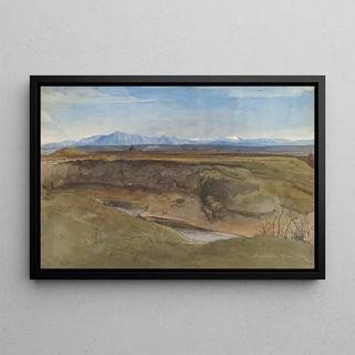 August Leopold Venus - Landscape near Rome.webp