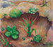 Małe rośliny w lesie - August Macke — widok dzieła