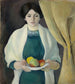 portret z jabłkami - August Macke — widok dzieła