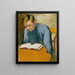 Portret Helmutha Macke - August Macke — oprawiony obraz na ścianie