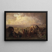 La Bataille de Bråvalla étude - August Malmström — oprawiony obraz na ścianie