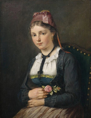 Dziewczyna z Czarnogóry - August Müller — widok dzieła