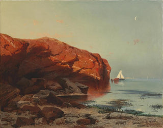 August Schaeffer von Wienwald - Motiv aus Helgoland.webp