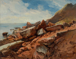 August Schaeffer von Wienwald - Steinkste in Helgoland.webp