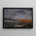 Zachód słońca - August Strindberg — oprawiony obraz na ścianie