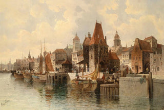 August Von Siegen - Stadt am Fluss.webp