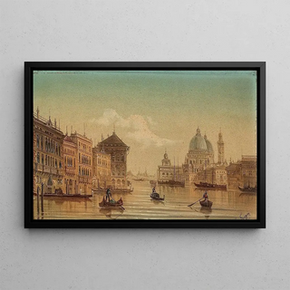 August Von Siegen - Venice Canal Grand S Maria della Salute Venezia.webp