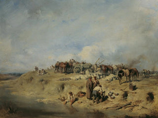 August von Pettenkofen - Biwak russischer Soldaten.webp