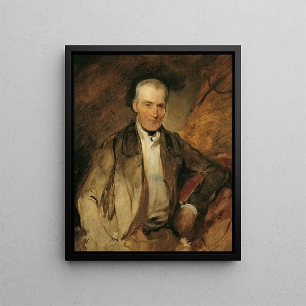 Ojciec malarza Georg Raab - August von Pettenkofen — oprawiony obraz na ścianie