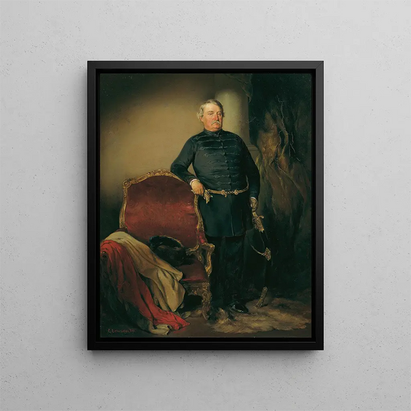 Franz Imrdy Edler von Omorovicze - August von Pettenkofen — oprawiony obraz na ścianie
