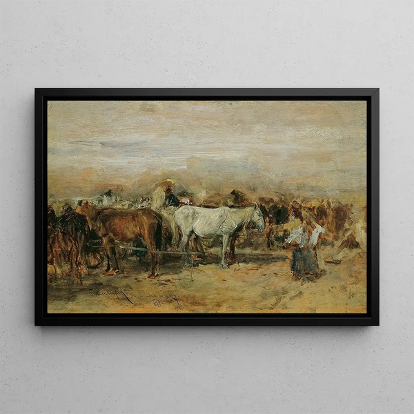 August von Pettenkofen - Pferdemarkt in Szolnok II.webp
