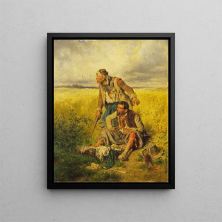 August von Pettenkofen - Robbers in a Cornfield.webp