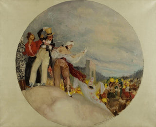 AugusteFranoisMarie Gorguet - Parade sur les boulevards.webp