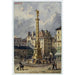 La place du Châtelet et la fontaine des Palmiers - Auguste Sébastien Bénard — widok dzieła