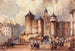 wejścia do dawnej fortecy Wielkiego Châtelet w dniu karnawału - Auguste Sébastien Bénard — widok dzieła