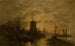 Młyny w Schiedam - Auguste Anastasi — widok dzieła