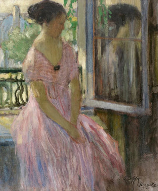 Auguste Oleffe - Woman at the Window.webp
