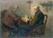 Stary para rolników przy stole - Auguste Schepp — widok dzieła