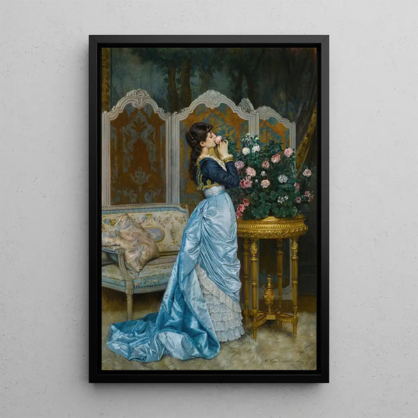 Rêverie - Auguste Toulmouche — oprawiony obraz na ścianie