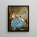 La Prière - Auguste Toulmouche — oprawiony obraz na ścianie