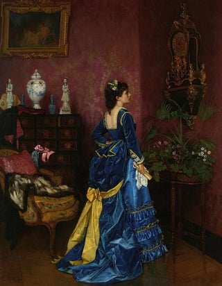 Auguste Toulmouche - Le Robe Bleu.webp