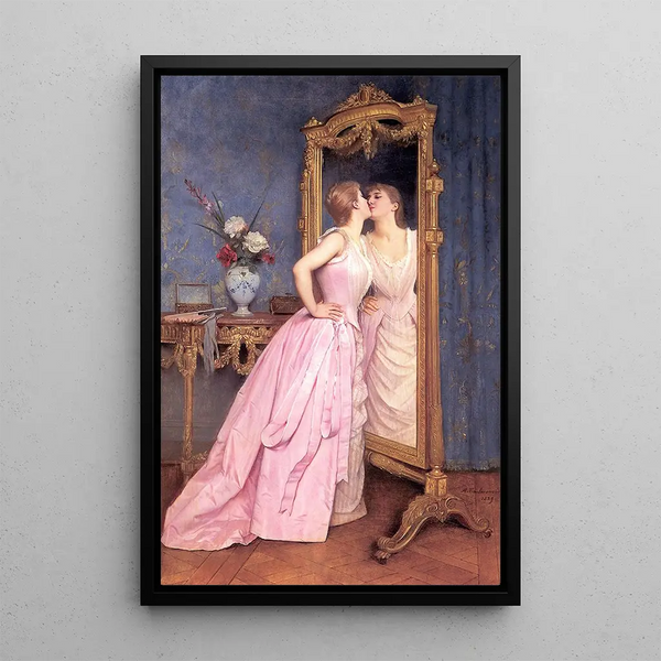 Reprodukcja obrazu Vanité - Auguste Toulmouche