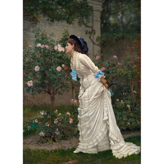 Auguste Toulmouche - Woman And Roses.webp