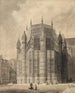 L'zewnątrz kaplicy Henry'ego VII w opactwie Westminster - Augustus Charles Pugin — widok dzieła