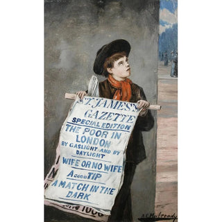 Augustus Edwin Mulready - A London Newsboy.webp