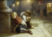 Zmęczonych minstreli - Augustus Edwin Mulready — widok dzieła