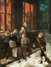 Dźwięki świętowania - Augustus Edwin Mulready — widok dzieła