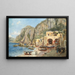 La Plage à Capri - Augustus Tulk — oprawiony obraz na ścianie