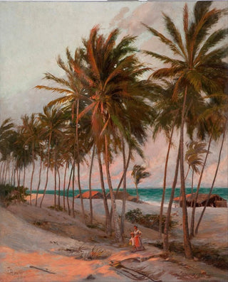 Plaża w Fortaleza - Aurélio de Figueiredo — widok dzieła