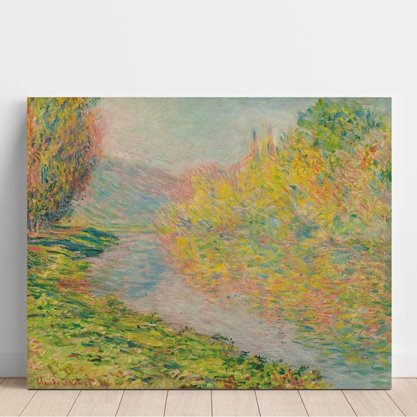 Reprodukcja obrazu Jesień w Jeufosse - Claude Monet