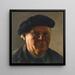 Autoportret - Arthur Segal — oprawiony obraz na ścianie