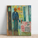 Reprodukcja obrazu autoportretu - Edvard Munch