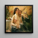 Autoportret z żoną Charlotte Berend-Corinth i kieliszkiem szampana - Lovis Corinth — oprawiony obraz na ścianie