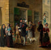Przed zbiórką loterii - August Mansfeld — widok dzieła