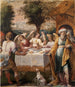 Abraham i trzej aniołowie - Avanzino Nucci — widok dzieła