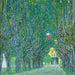 Aleja w kierunku Zamku Kammer - Gustav Klimt — widok dzieła