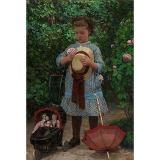 La sortie des poupées - Axel Helsted — widok dzieła
