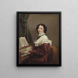 Mathilda Valeria Beatrix d'Orozco - Axel Johan Fägerplan — oprawiony obraz na ścianie